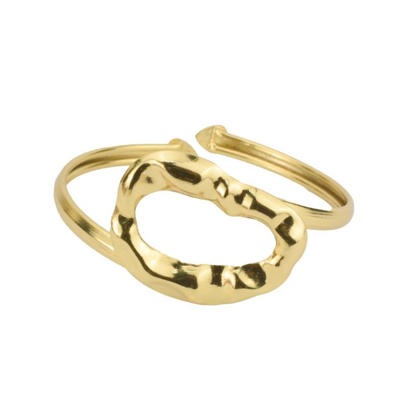 Bracelete Ajustável com detalhe Orgânico Vazado