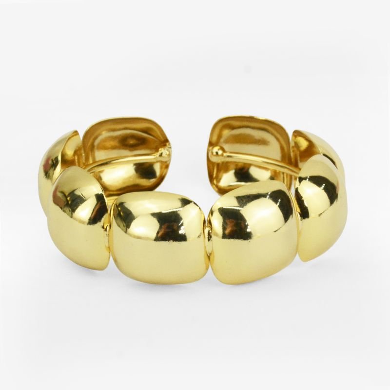 Bracelete Ajustável Formato de Placa Quadrada