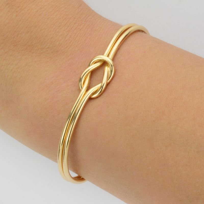 Bracelete Duplo Com Nó