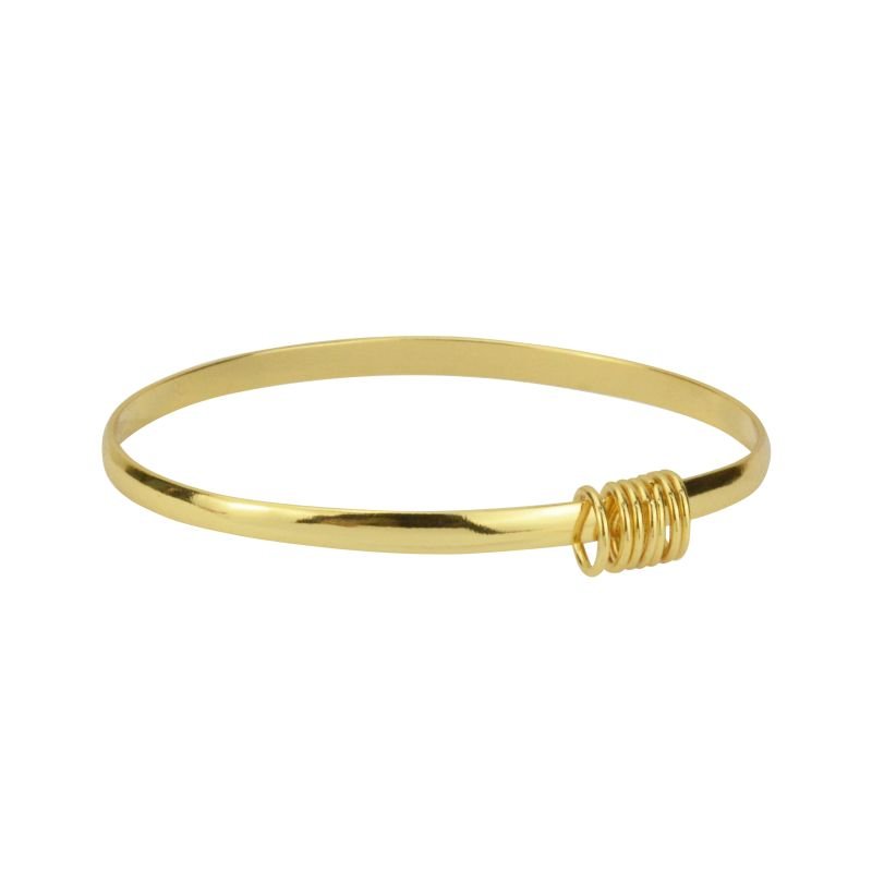 Bracelete Liso Com Argolas
