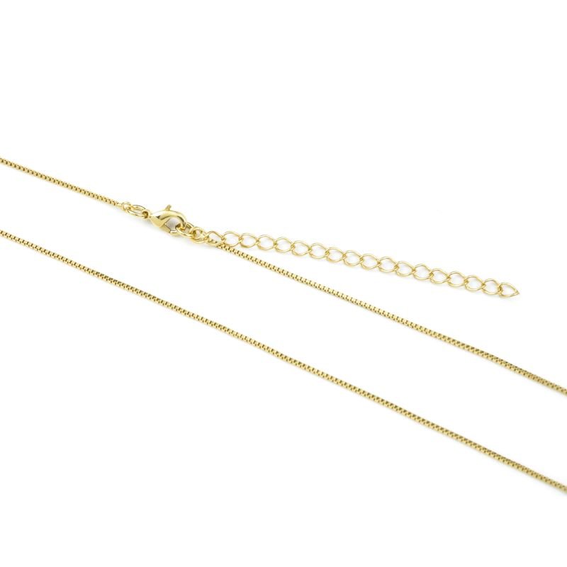 Colar com Coração Abaulado 1 Menina Cravejados com Zircônias