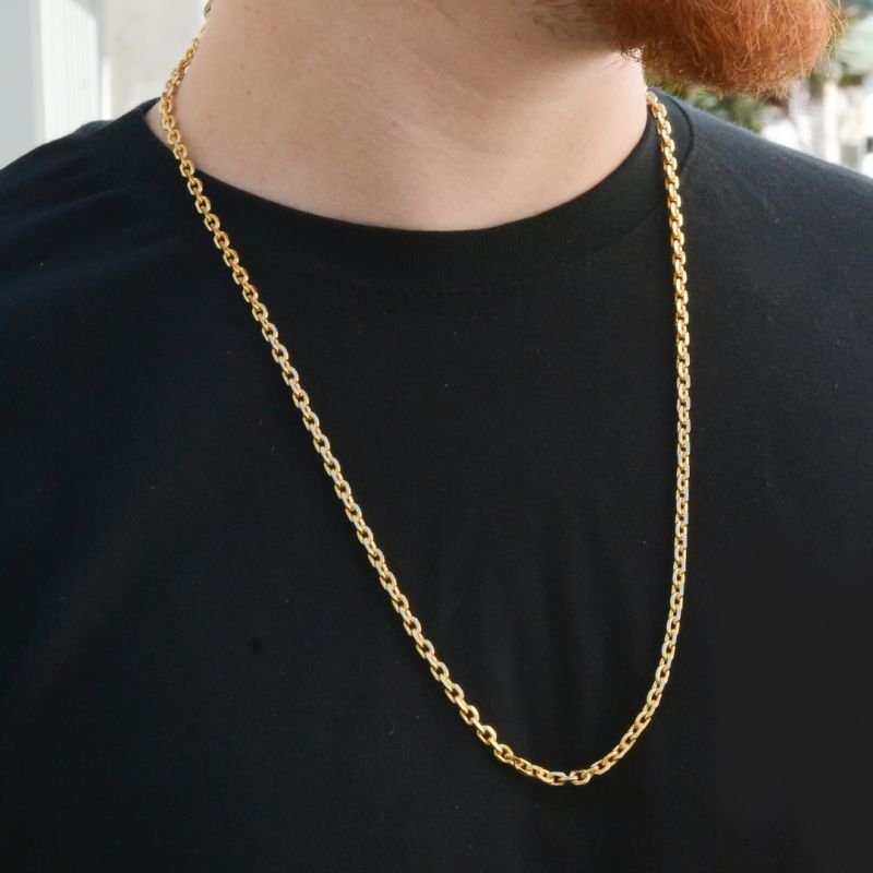 Corrente Cadeado 4mm com Fecho Canhão