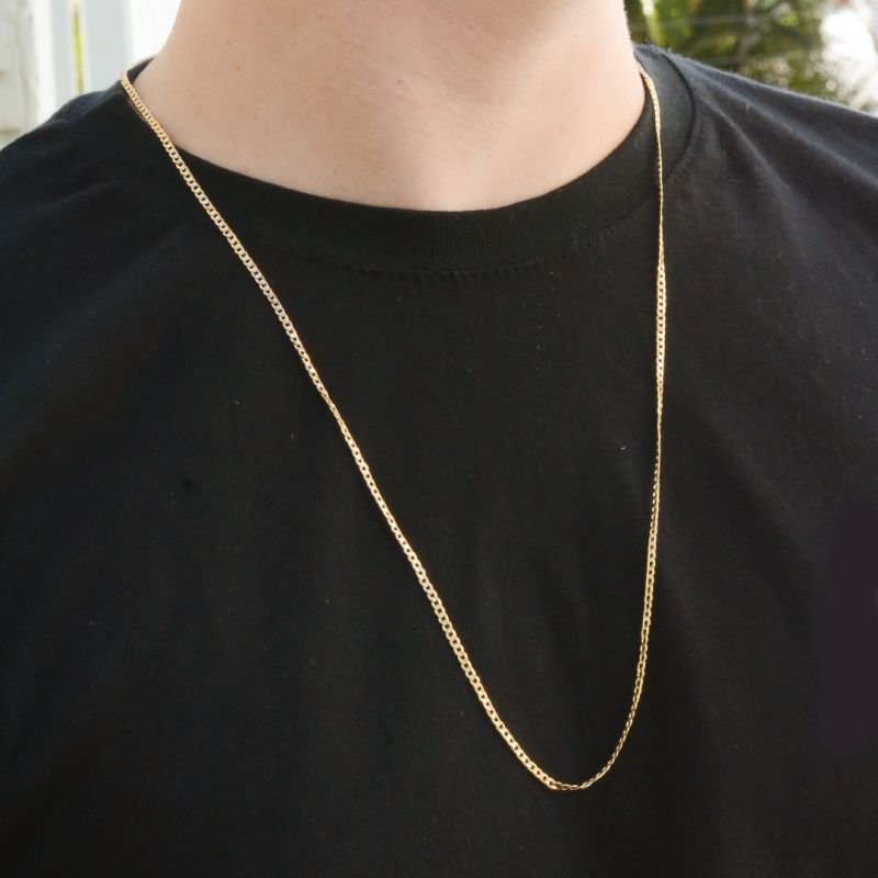 Corrente Grumet 2mm com Fecho Lagosta