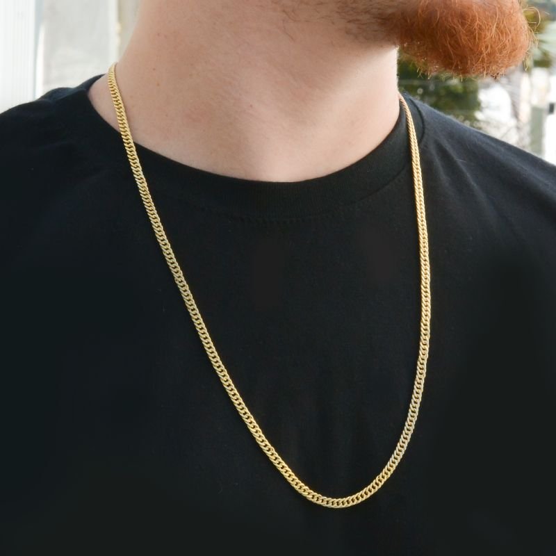 Corrente Grumet Dupla 4mm com Fecho Gaveta Trava Dupla