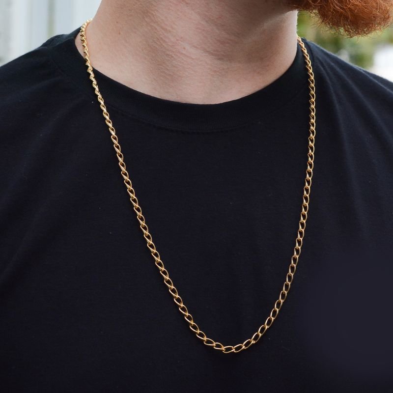 Corrente Grumet Retorcida 4mm com Fecho Gaveta Trava Dupla