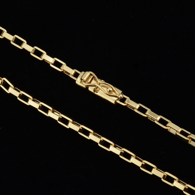 Corrente Veneziana Tijolinho 3mm Fecho Gaveta