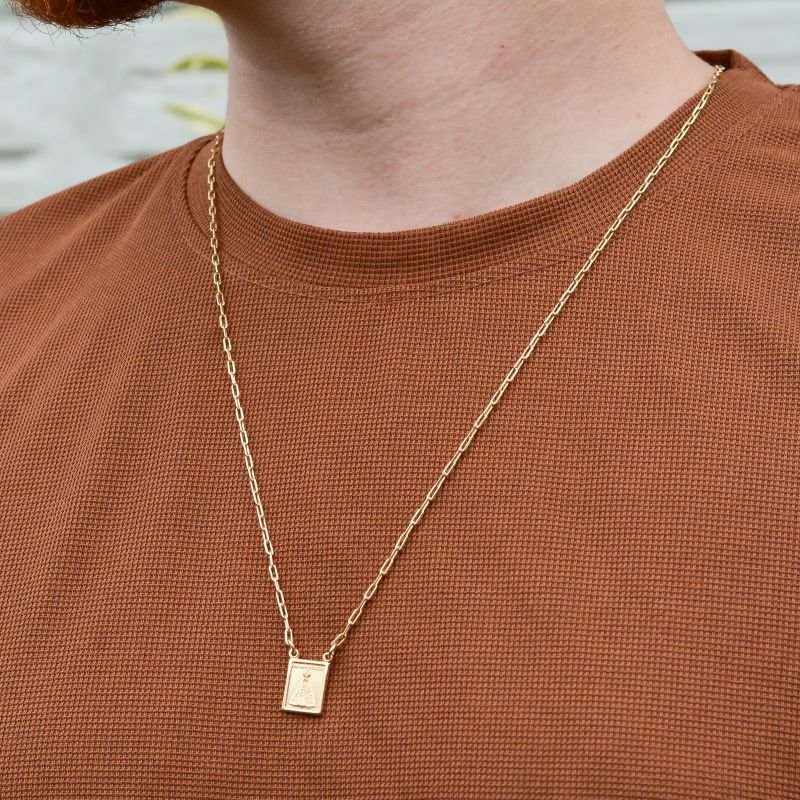 Escapulário Cadeado Alongado Nossa Senhora Aparecida