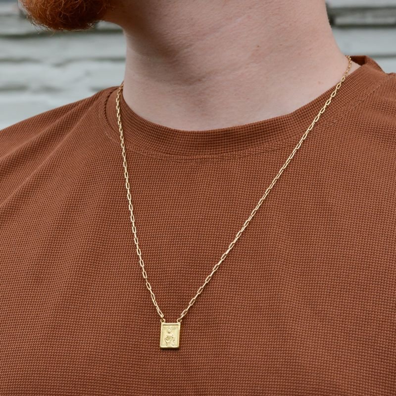 Escapulário Cadeado Alongado Sagrado Coração de Jesus