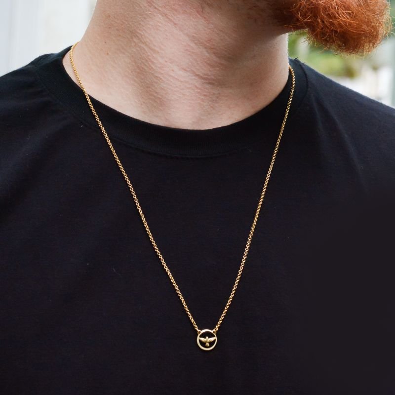 Escapulário Elo Português Epirito Santo Vazado Redondo