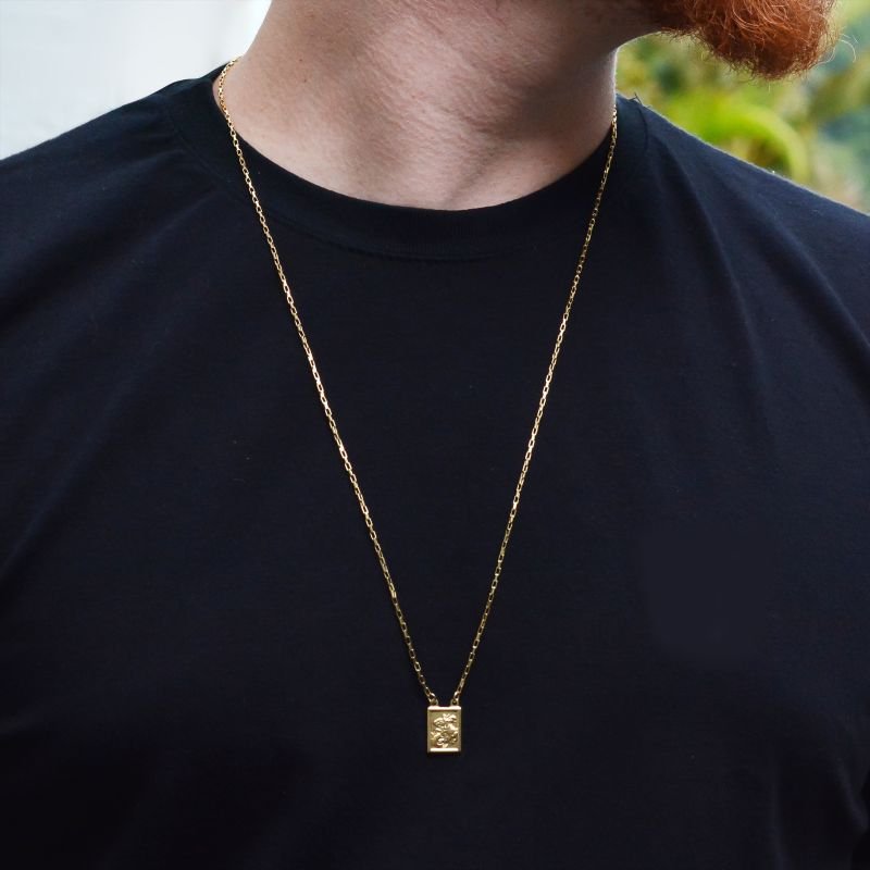 Escapulário Veneziana Tijolinho São Jorge