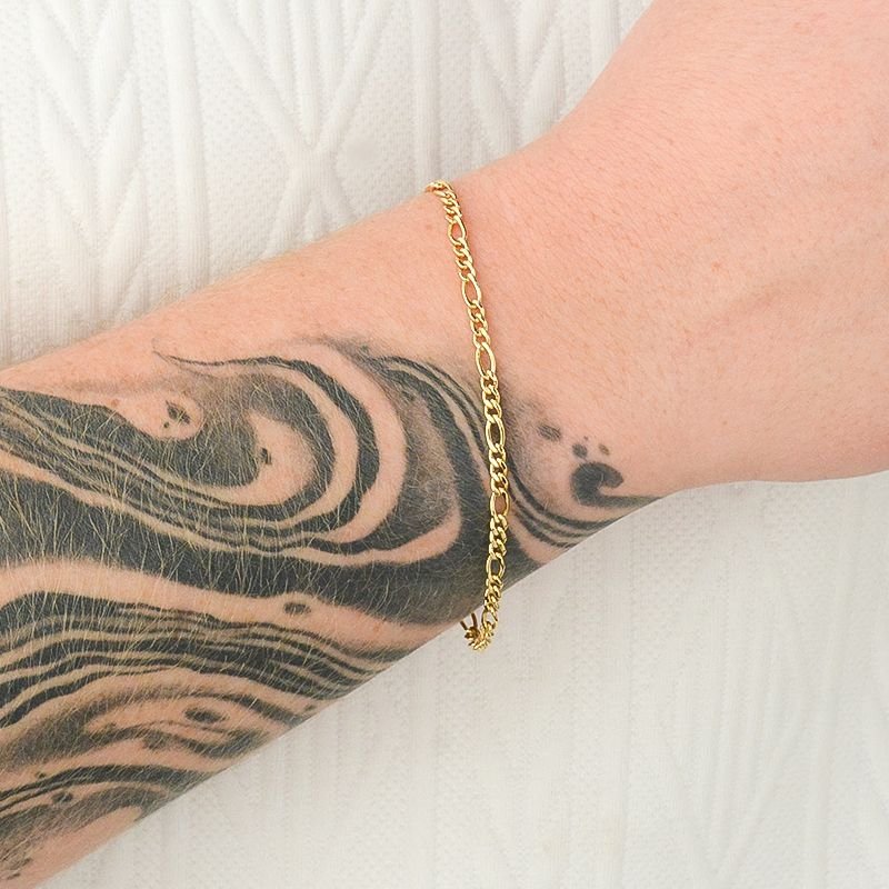 Pulseira 3x1 3mm com Fecho Gaveta Trava Única