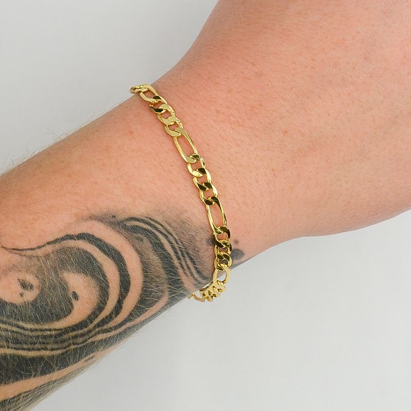 Pulseira 3x1 5mm Fecho Gaveta Trava Dupla