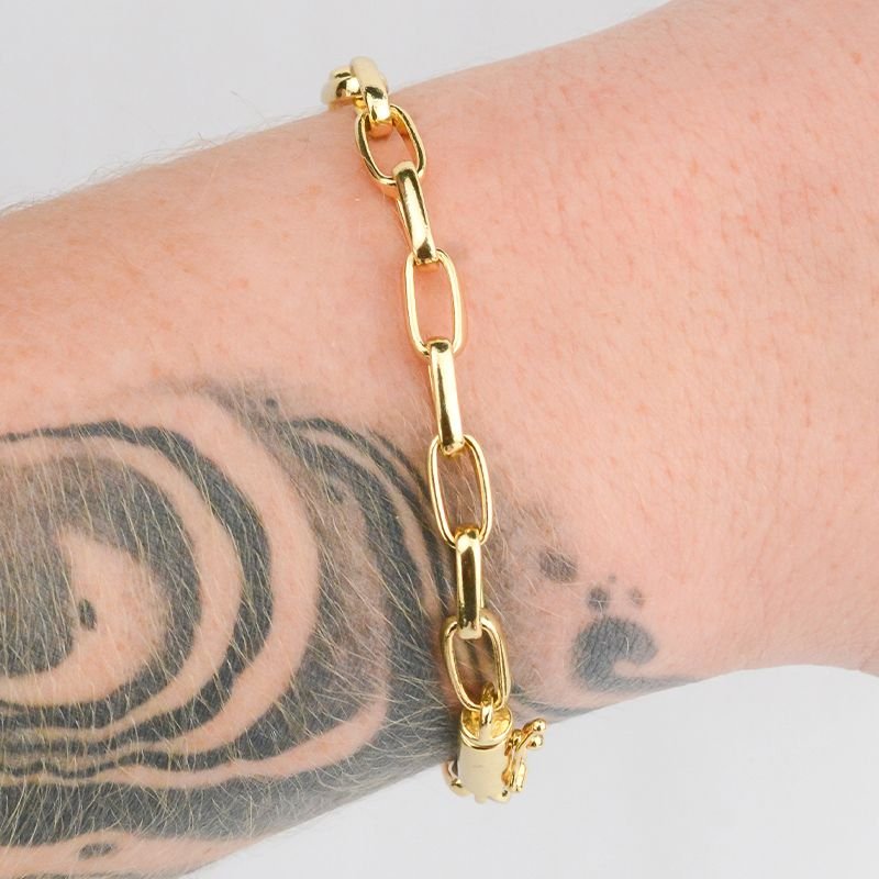 Pulseira Cartier Abaulada 5mm Fecho Canhão