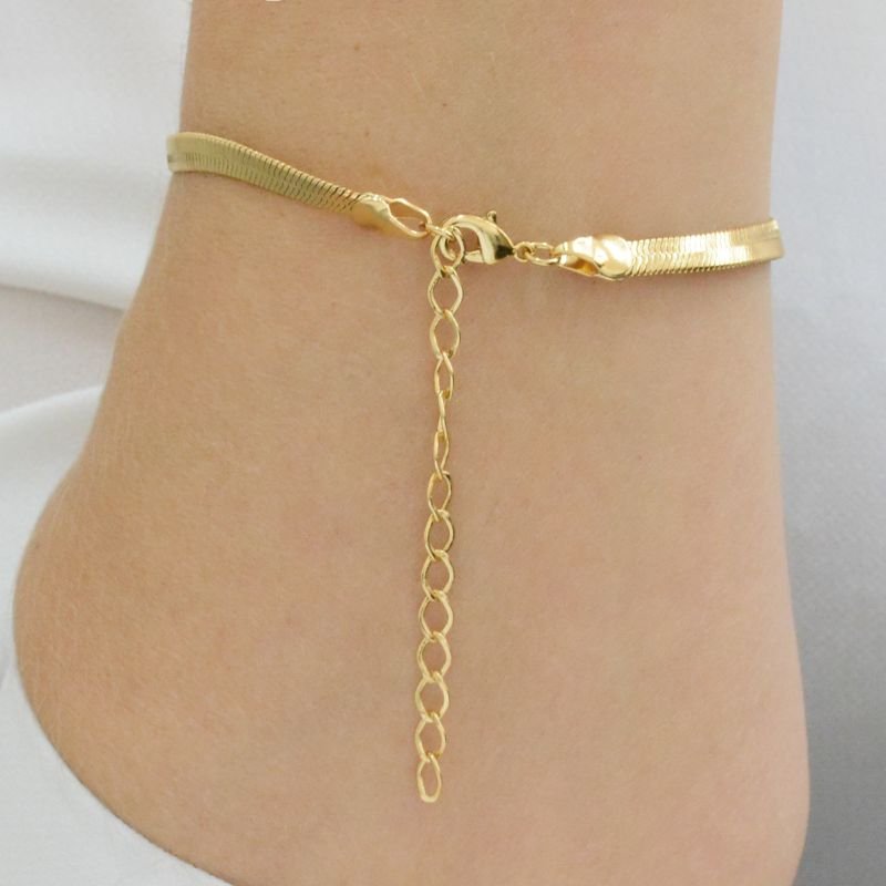 Pulseira Fita 4mm Pingente Coração de Zircônia