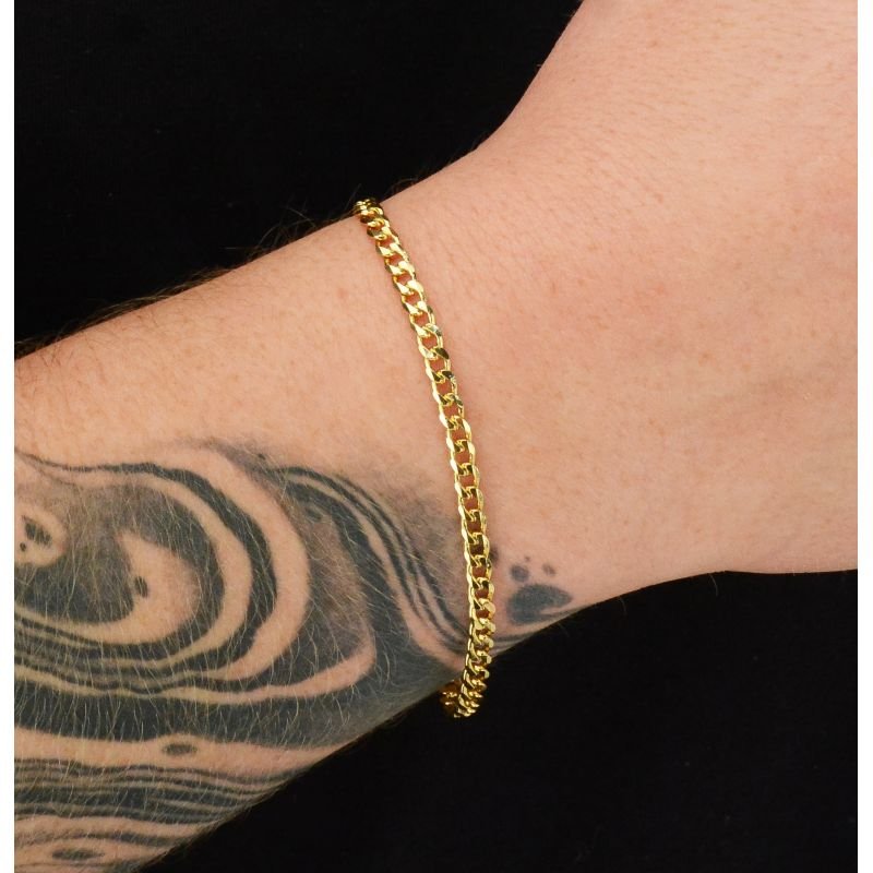 Pulseira Grumet 4mm Fecho Gaveta Trava Dupla