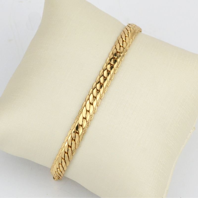 Pulseira Grumet Detalhada 6mm