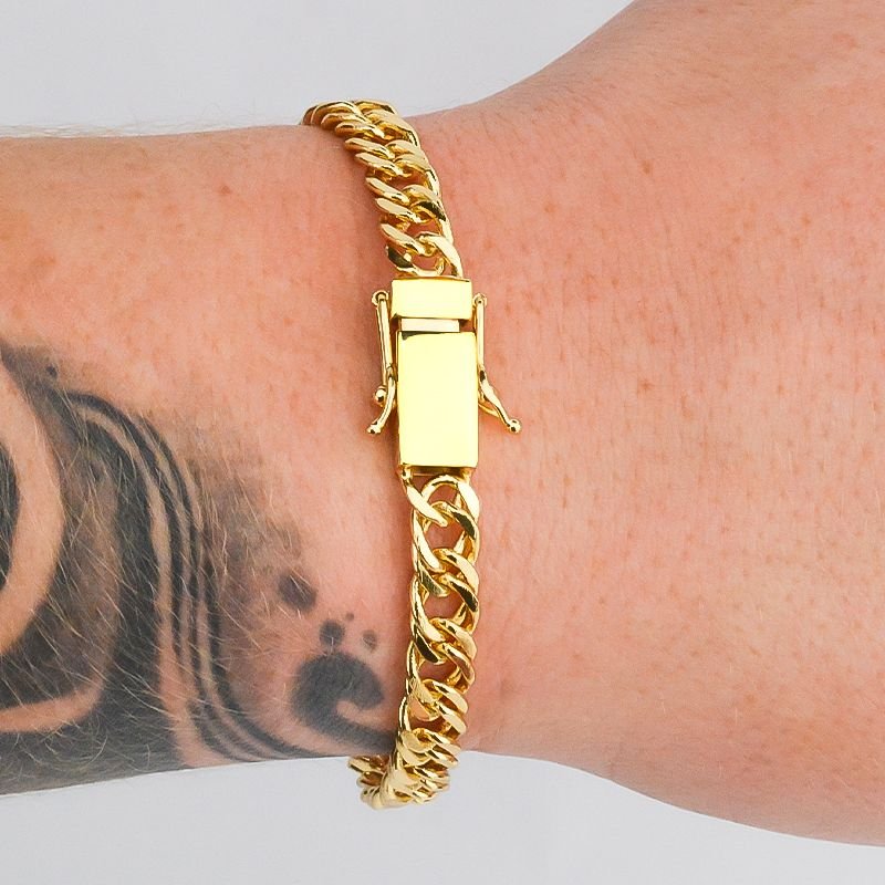 Pulseira Grumet Dupla 7mm Fecho Gaveta Dupla