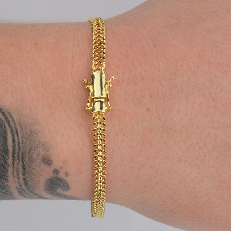 Pulseira Grumet Union 4,5mm Fecho Gaveta Trava Dupla