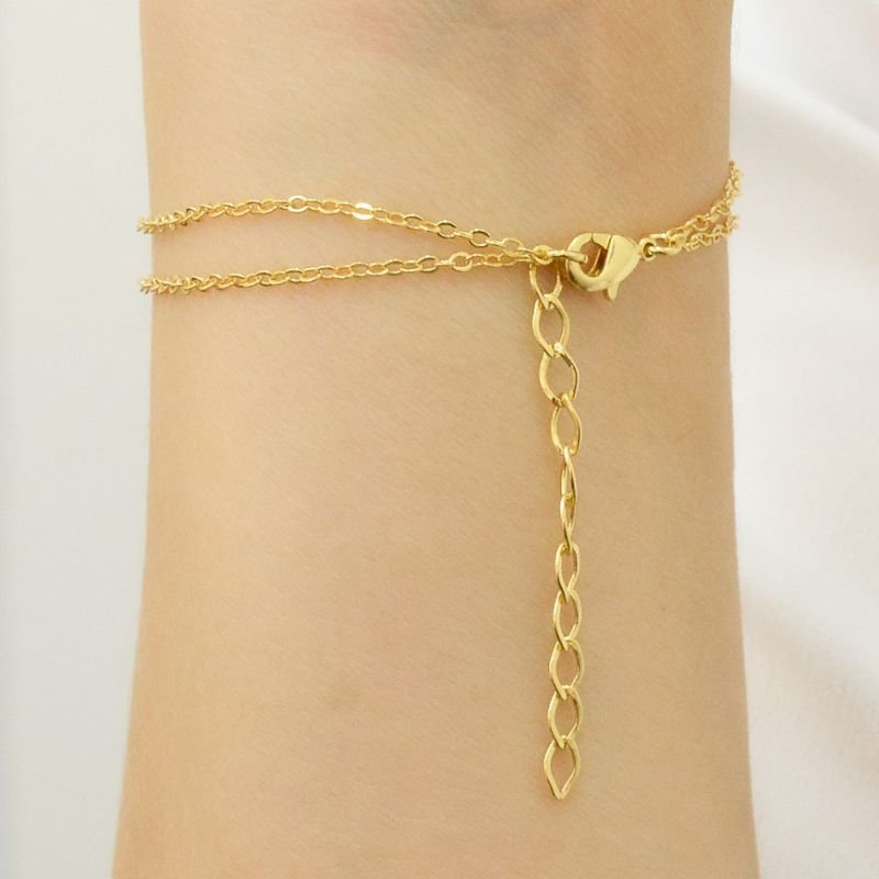 Pulseira Mãe com Nossa Senhora Cravejada