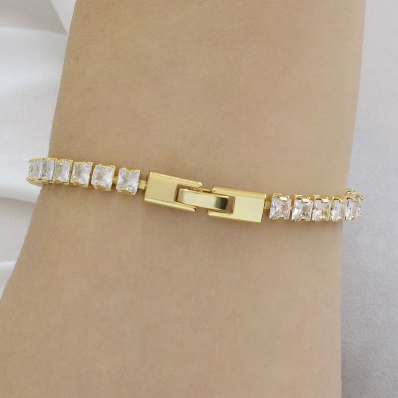 Pulseira Riviera Com Coração Fecho Joia
