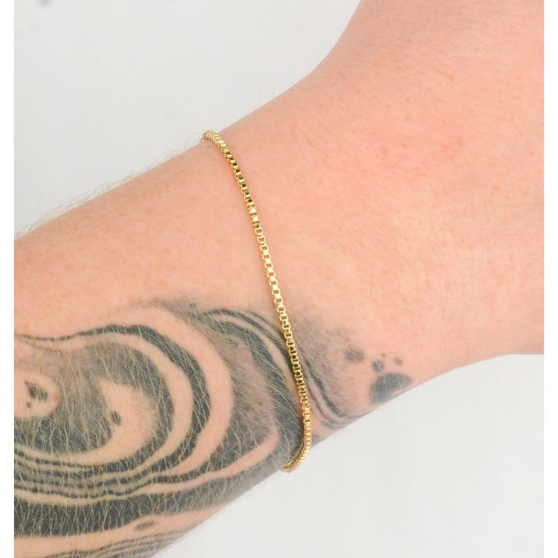 Pulseira Veneziana 1,5mm com Fecho Bóia